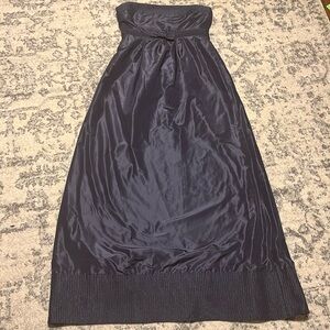 J. Crew Sophisticated Dark Strapless Gown
